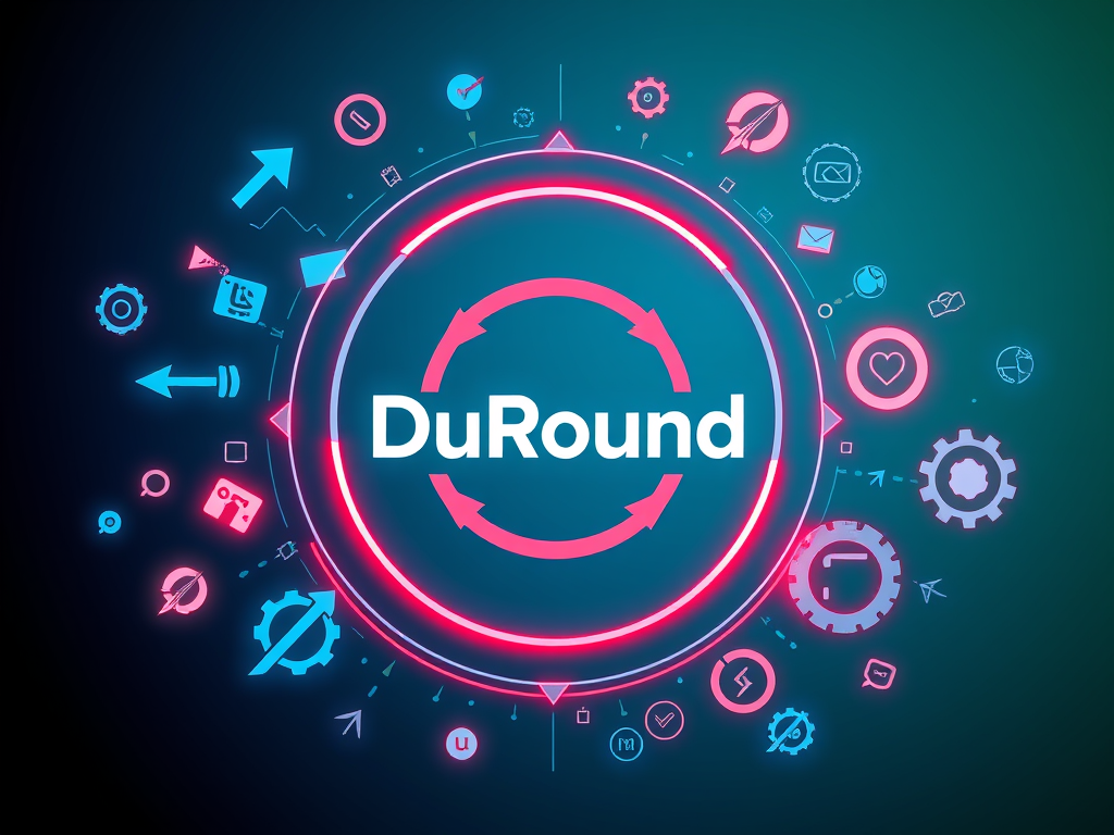 a logo image for Duround regarding update information currently available on the site