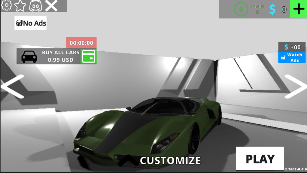 Rotating car at the garage of Optec Feb