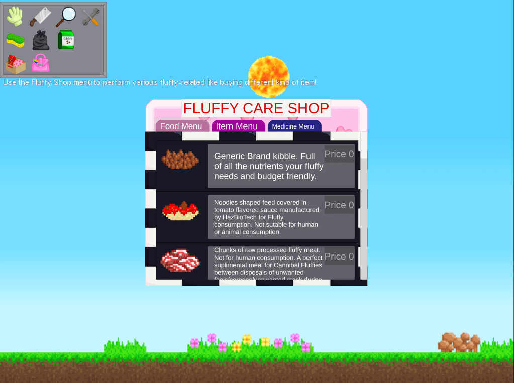 A classic, laid-back farm shop menu featuring a variety of items and feeds.