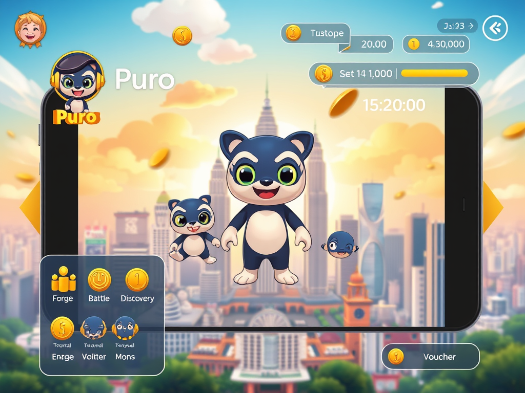 The main menu scene for Let Gold contains different user interfaces, buttons, backgrounds, and other