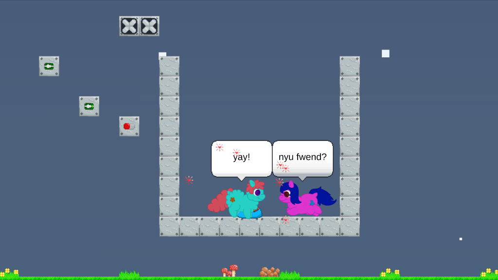 The main page portfolio showcases the new casual, fluffy farm gameplay mechanics.