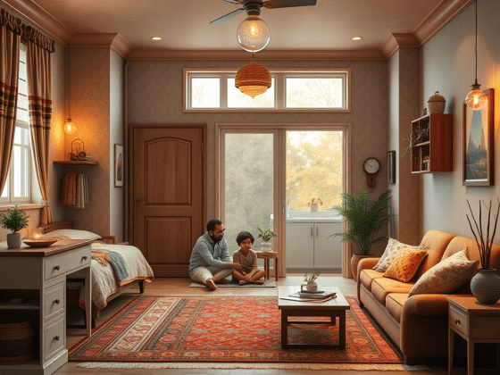 House contain several bedrooms, bathroom, kitchen, living room, and others. Bathroom going to clean Bedroom offer sleep comfortable at night. Kitchen gives family gatherings to eat together after food is prepared.