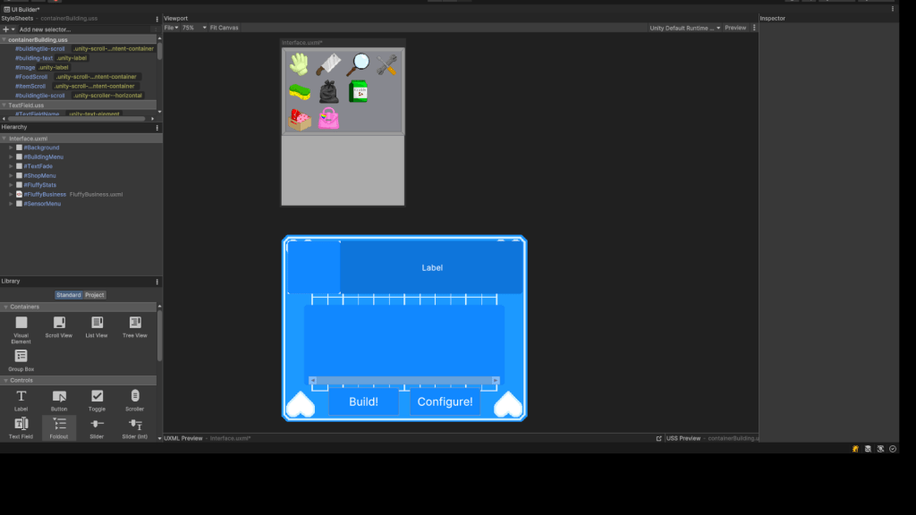 How to build a specific type of tile in Casual Fluffy Farm.