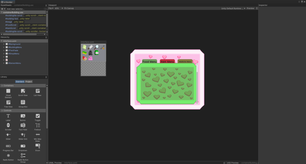 The shop menu features a variety of items, including different types of feed available for purchase.