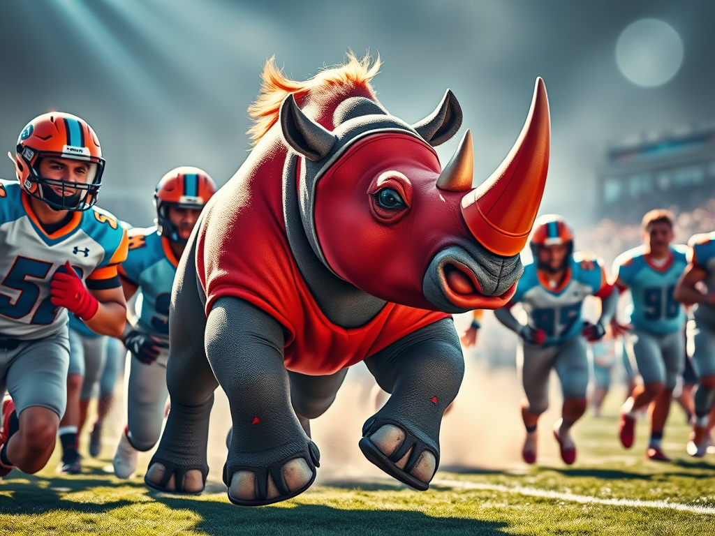 What kinds of colors are used for sports team mascots?