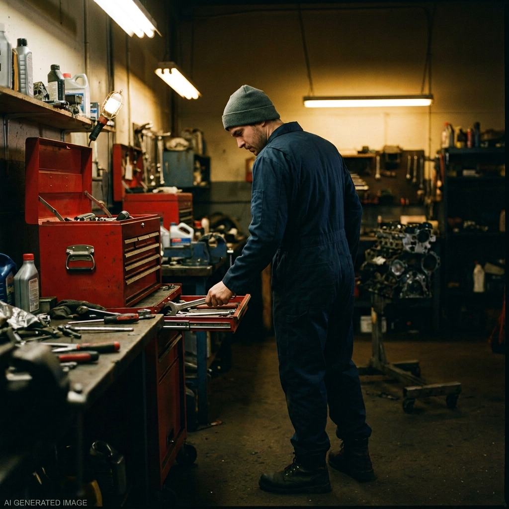 The Bravest Thing I’ve done was in a mechanic room.